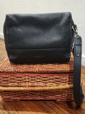 Liebeskind Berlin Black Leather Crossbody Bag With Wallet